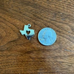 James Avery Deep in the Heart of Texas sterling silver charm.